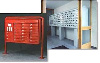Briefkastenanlage freistehend